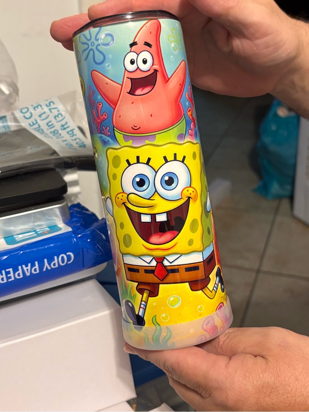 SpongeBob SquarePants Stainless Tumbler with Patrick